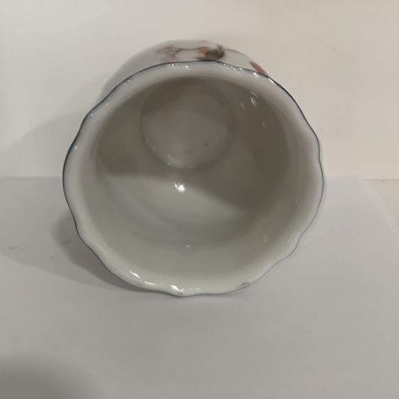 Vintage Japanese Porcelain Jardiniere Planter Birds Takahashi San Francisco - Picture 3 of 6